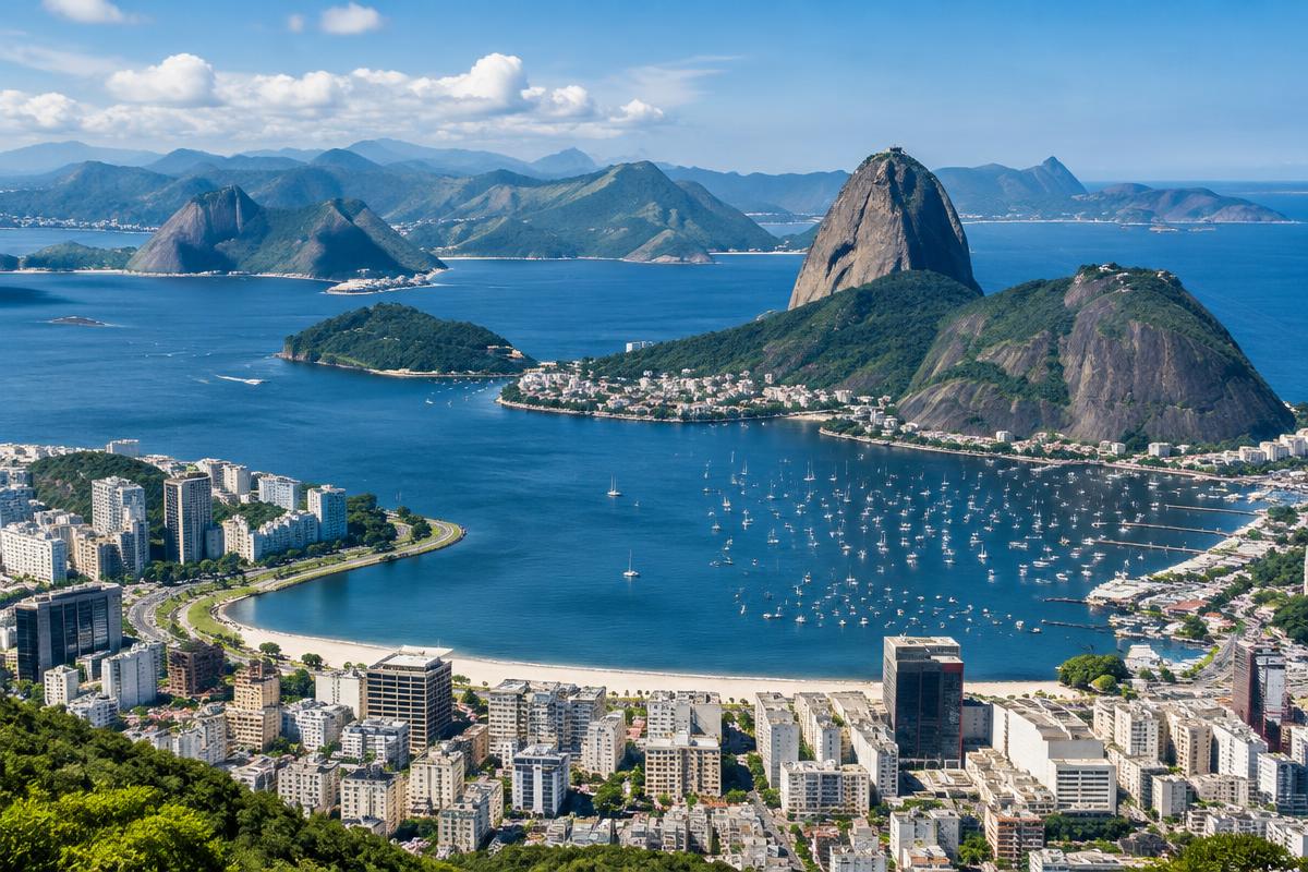 Illustrative view of Rio de Janeiro, Brazil