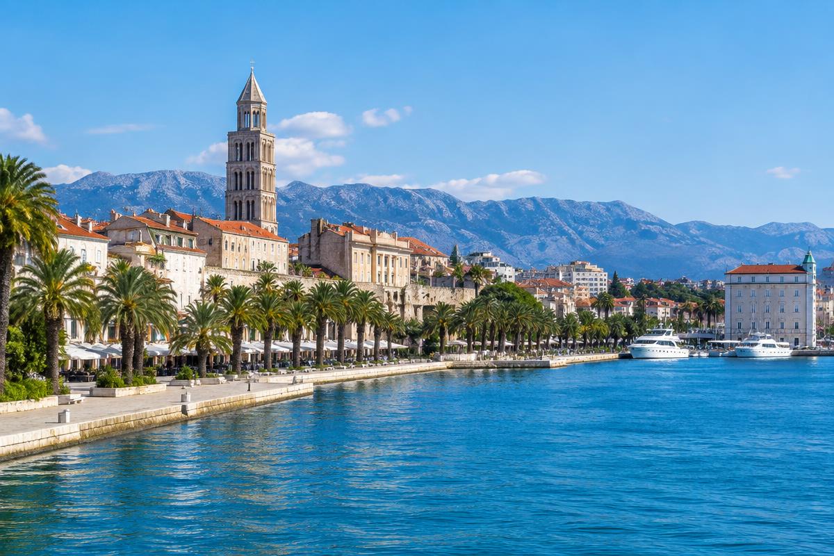 Illustrative view of Split, Croatia